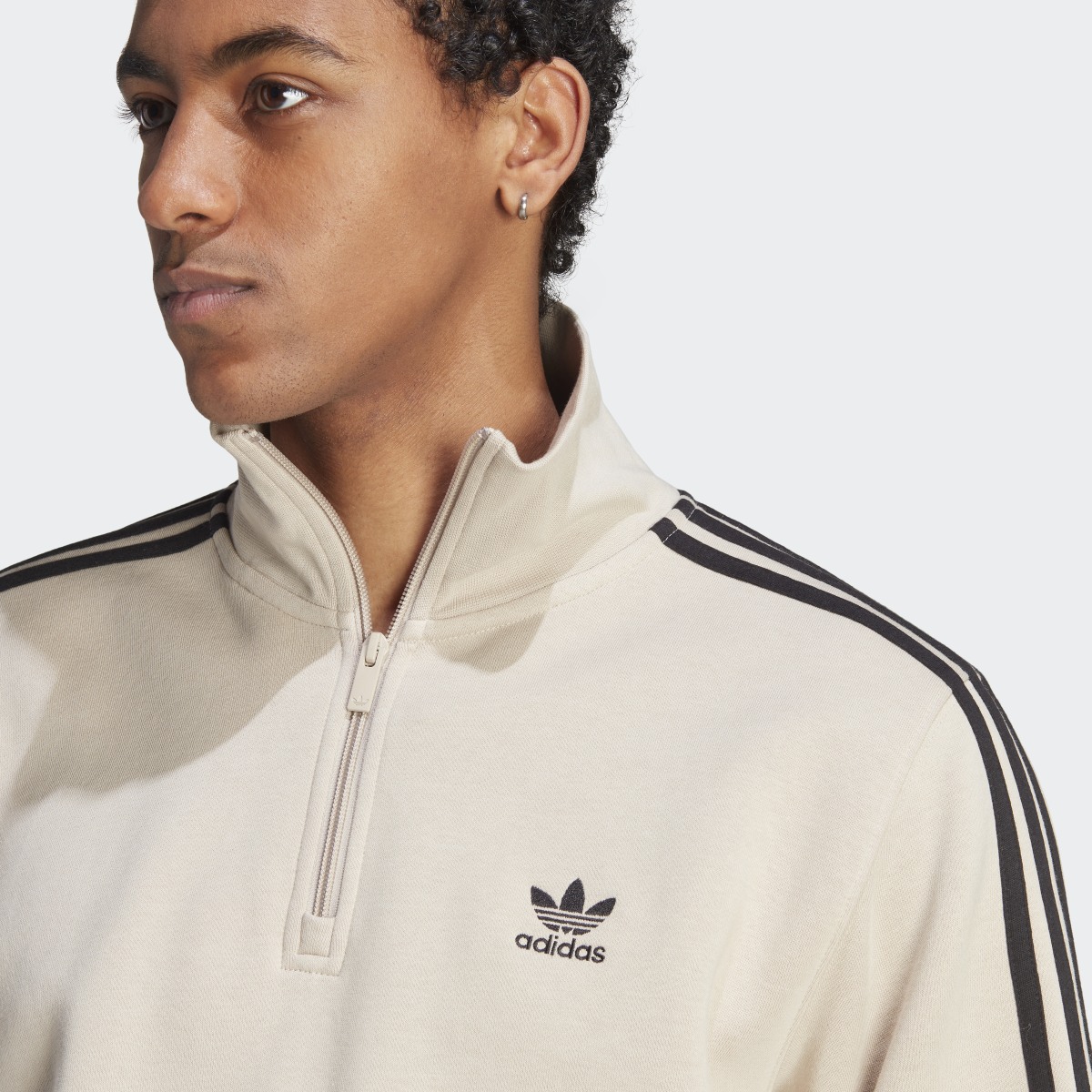 Adidas Adicolor Classics 3-Stripes Half-Zip Sweatshirt. 6