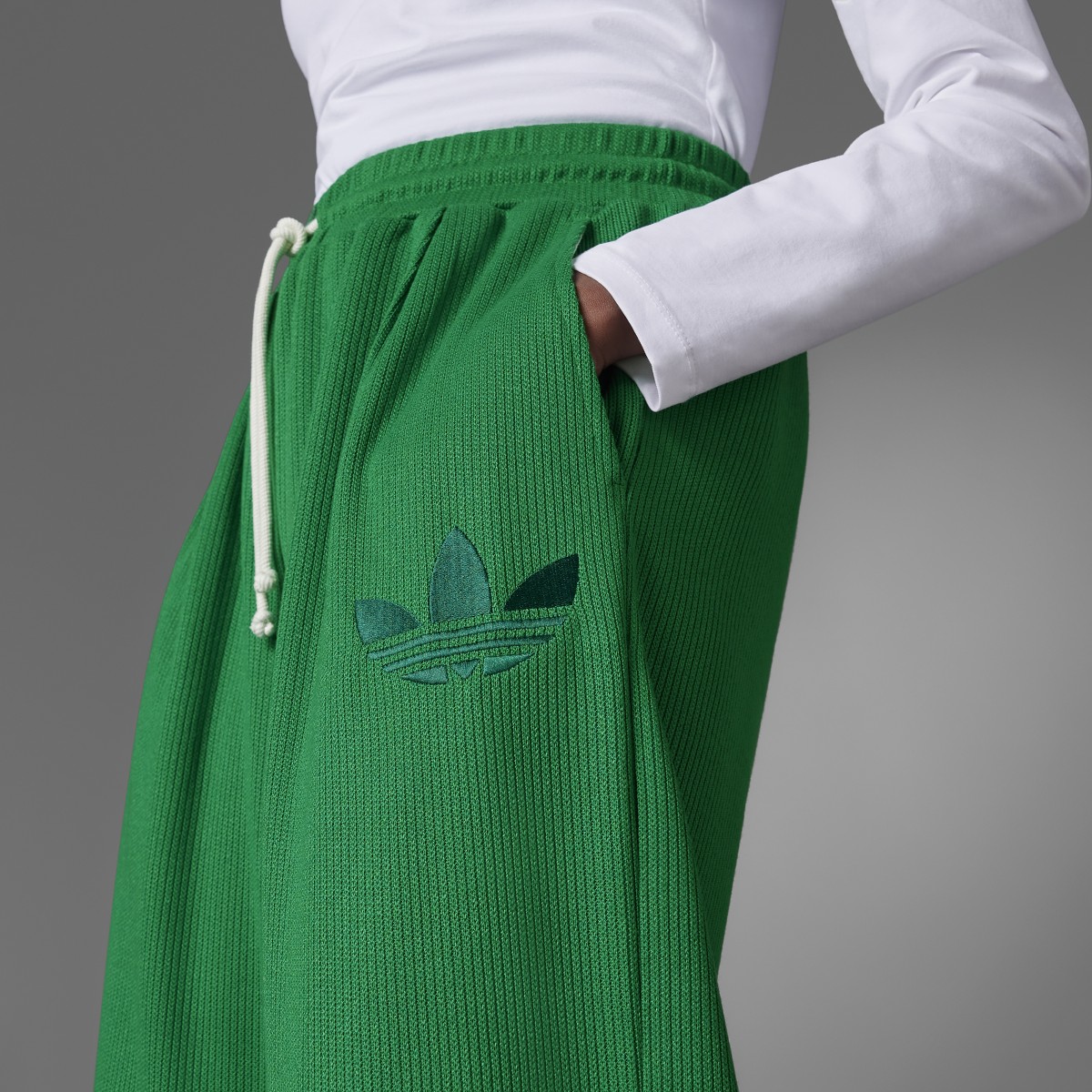 Adidas Adicolor 70s Knit Wide Pants. 7