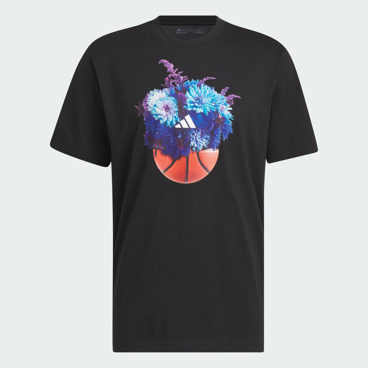 Adidas Floral Hoops Graphic Tee. 5