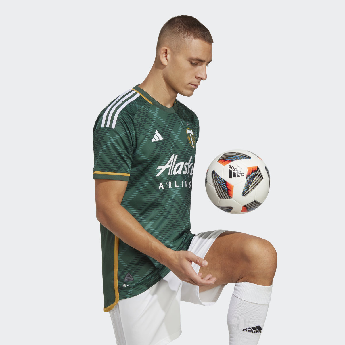 Adidas Portland Timbers 23/24 Home Authentic Jersey. 5