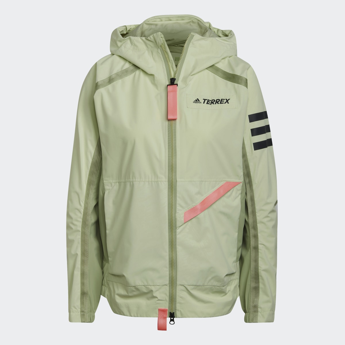 Adidas Chaqueta impermeable con capucha Terrex Utilitas. 6