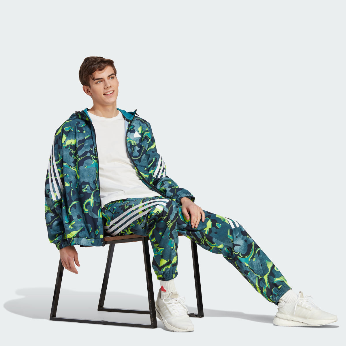 Adidas Bluza z kapturem Future Icons Allover Print Full-Zip. 5