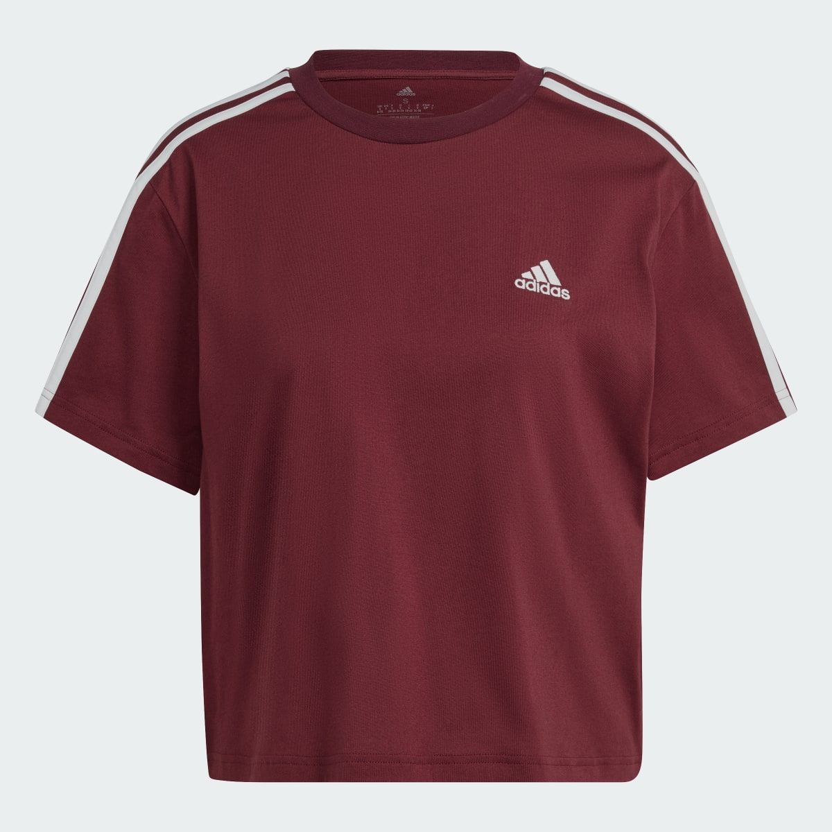 Adidas Crop top en jersey Essentials 3-Stripes. 5