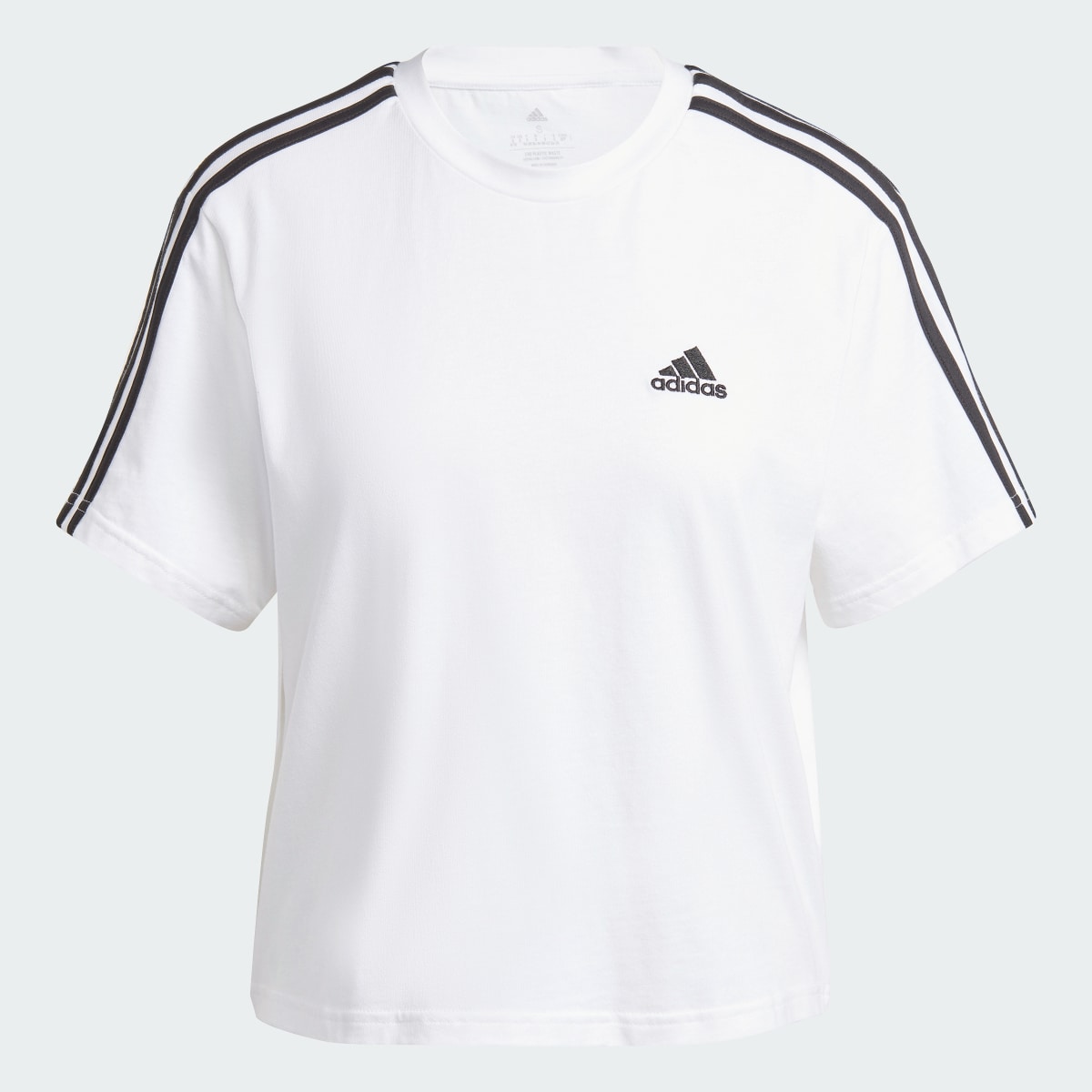 Adidas Crop top en jersey Essentials 3-Stripes. 5