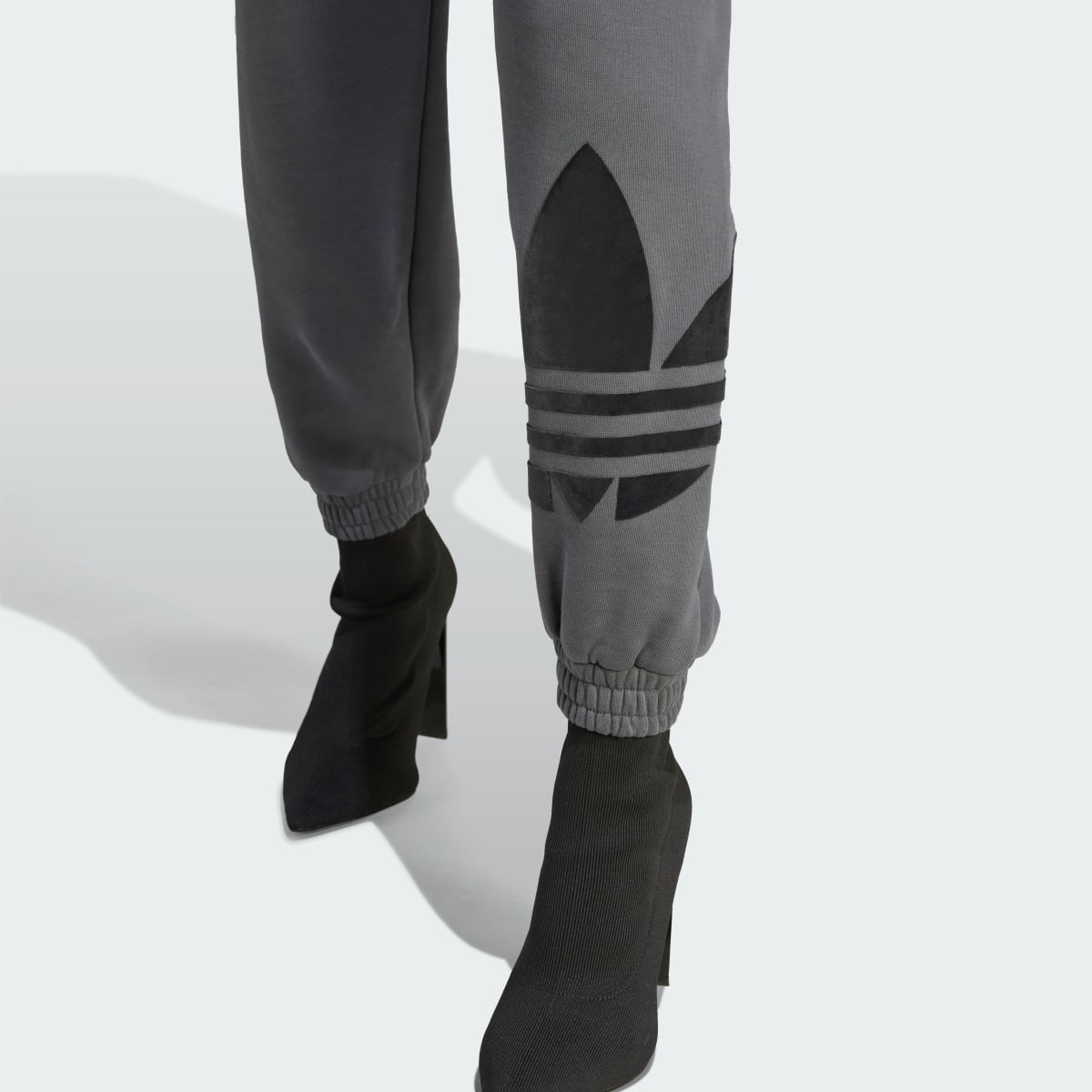Adidas Large Trefoil Cuff Sweatpants. 6