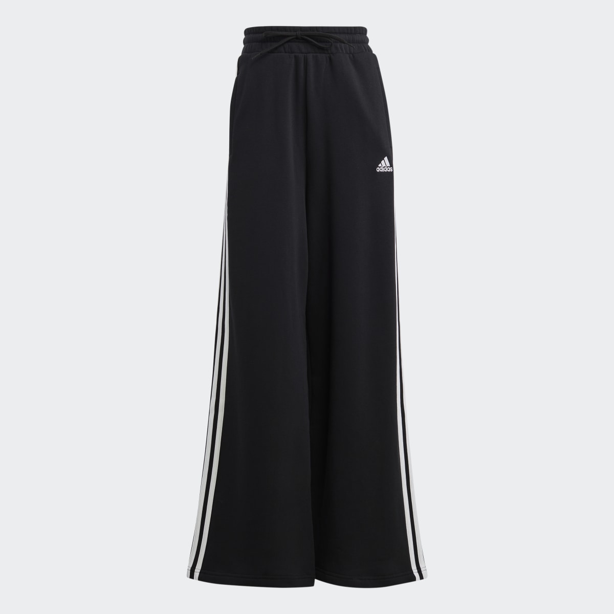 Adidas Essentials 3-Stripes French Terry Wide Joggers. 4