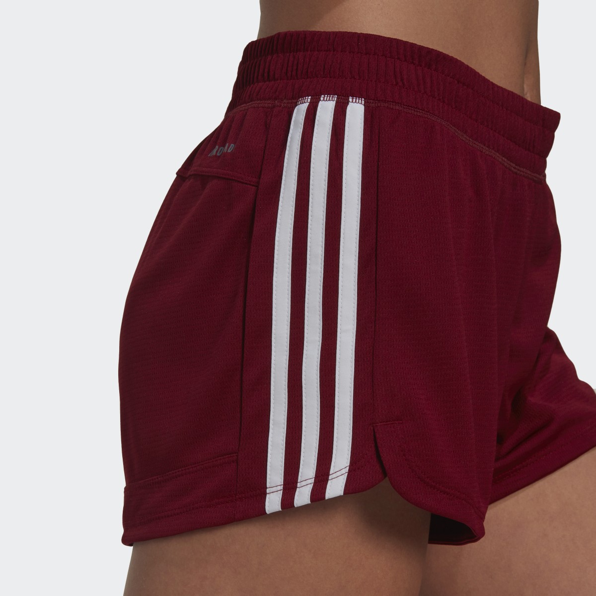 Adidas Pacer 3-Streifen Knit Shorts. 7