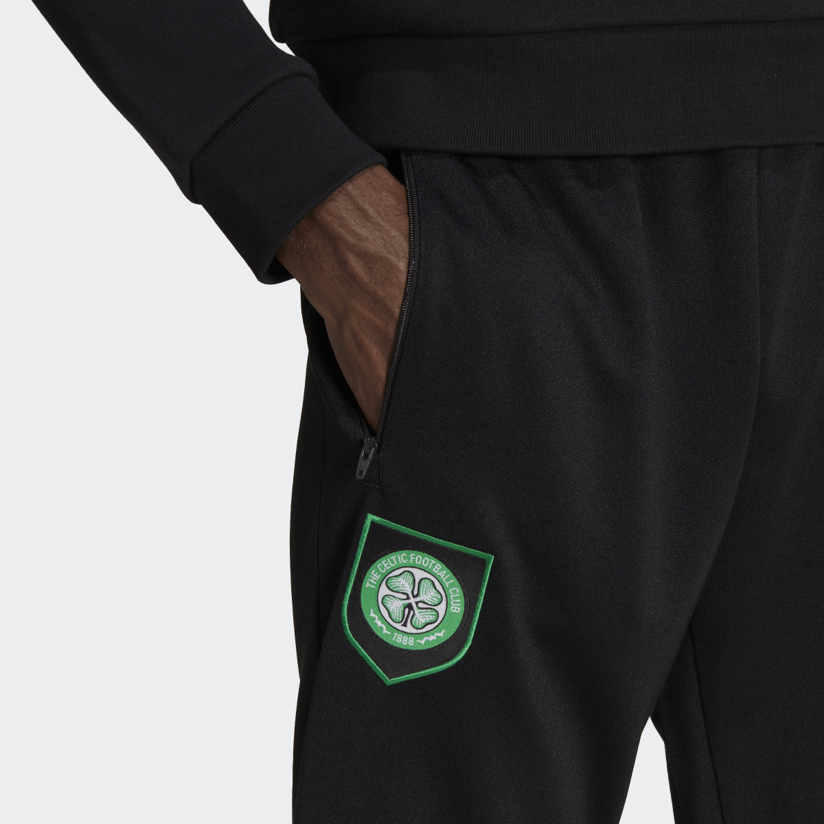 Adidas Celtic FC Essentials Trefoil Joggers. 5