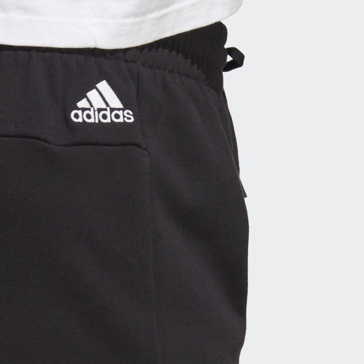 Adidas Essentials Linear French Terry Shorts (Plus Size). 6