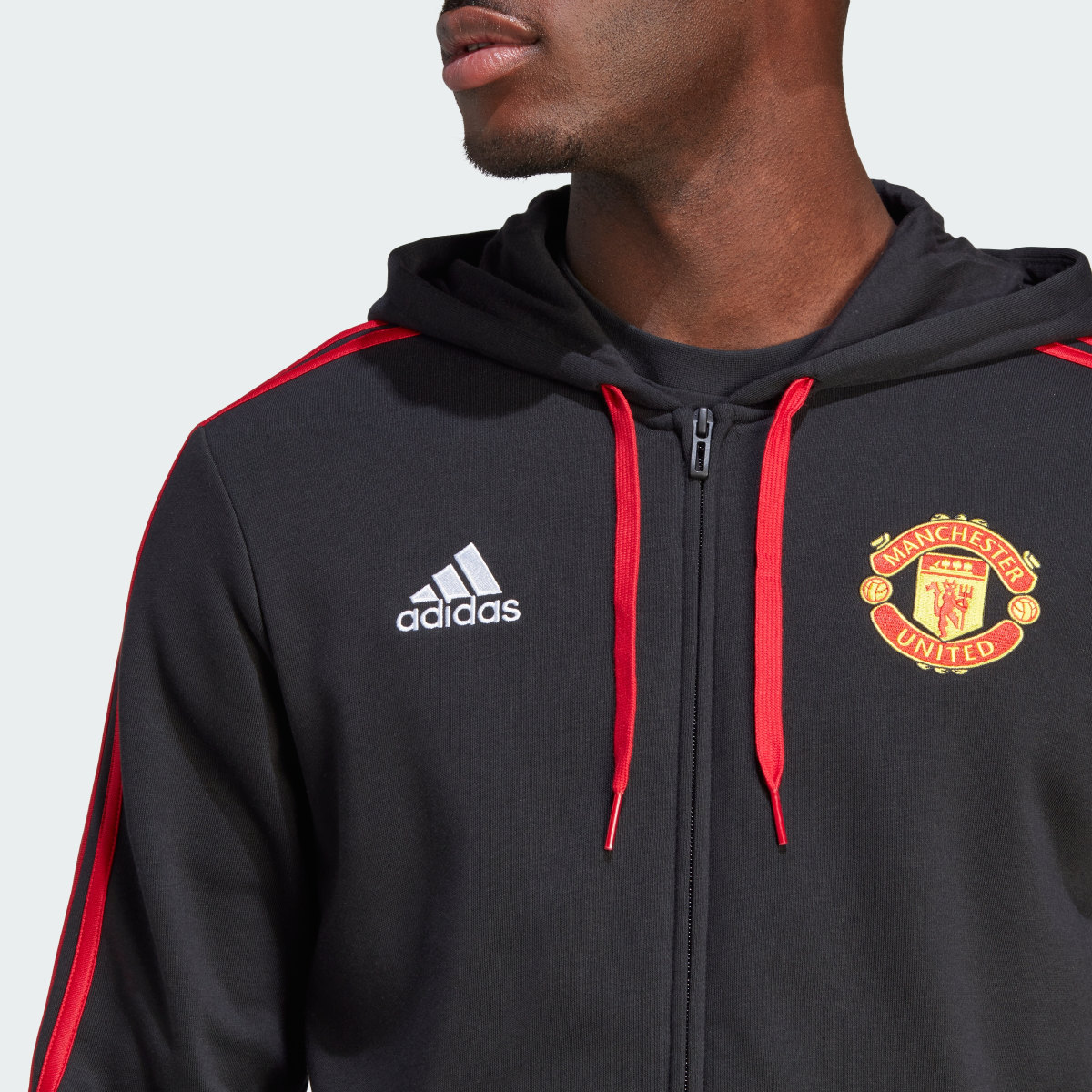 Adidas Manchester United DNA Full-Zip Hoodie. 7