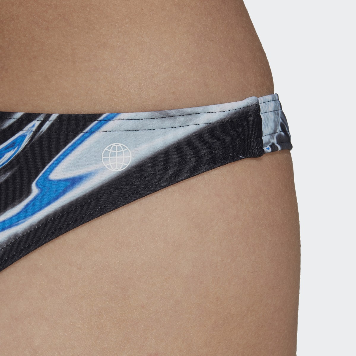 Adidas Positivisea Graphic Hero Bikini Bottoms. 6