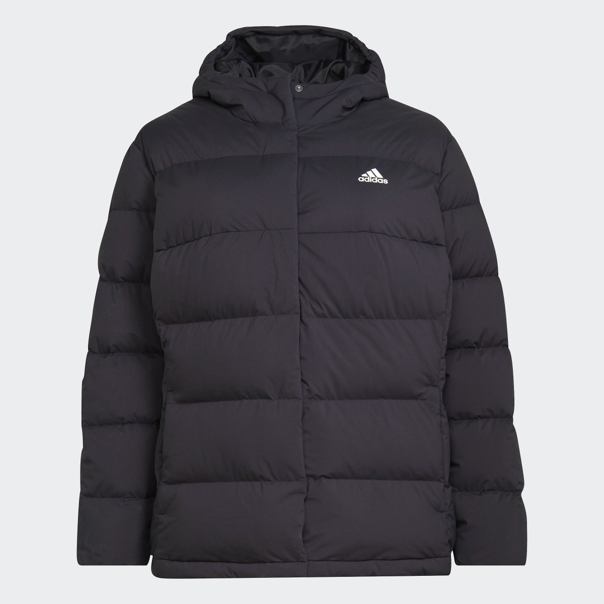 Adidas Chaqueta de plumón con capucha Helionic (Tallas grandes. 6