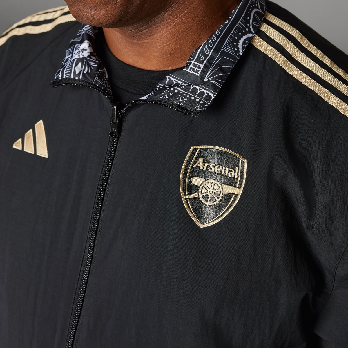 Adidas Arsenal Ian Wright Anthem Jacket. 11