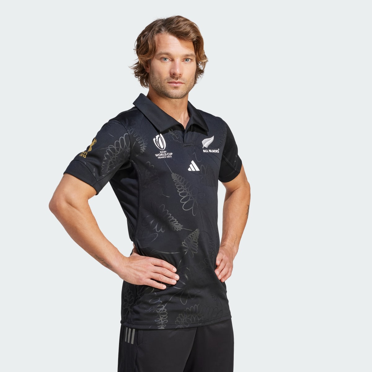 Adidas All Blacks Rugby Performance Heimtrikot. 4