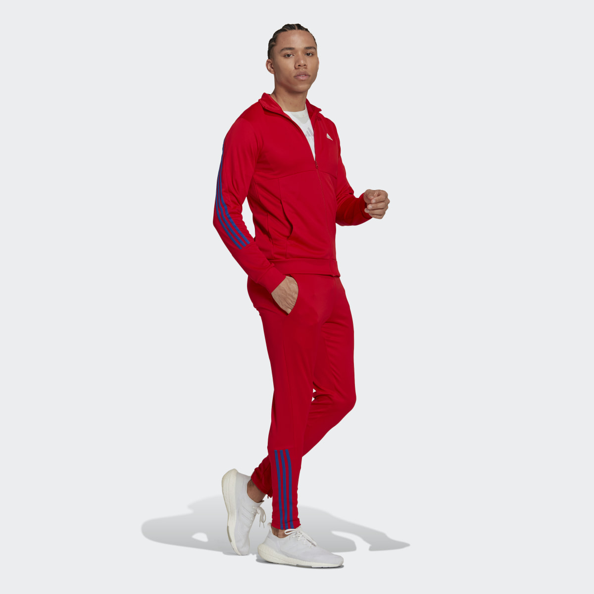 Adidas Slim Zipped Track Suit. 4