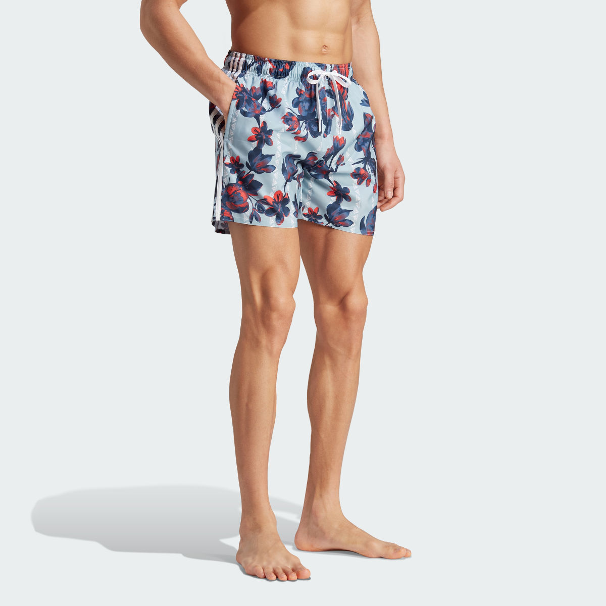 Adidas Short floral CLX coupe courte. 4