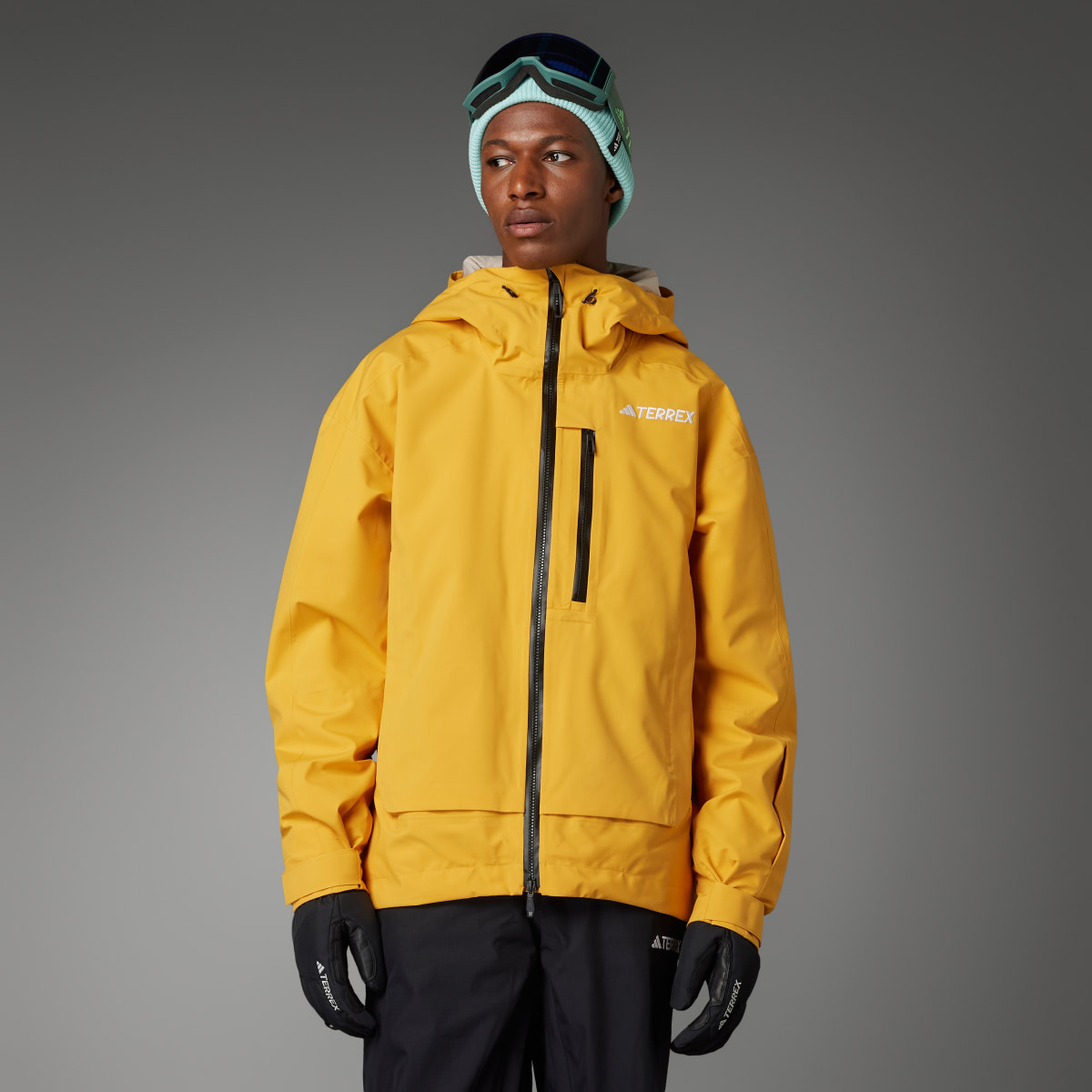 Adidas terrex jacket yellow on sale