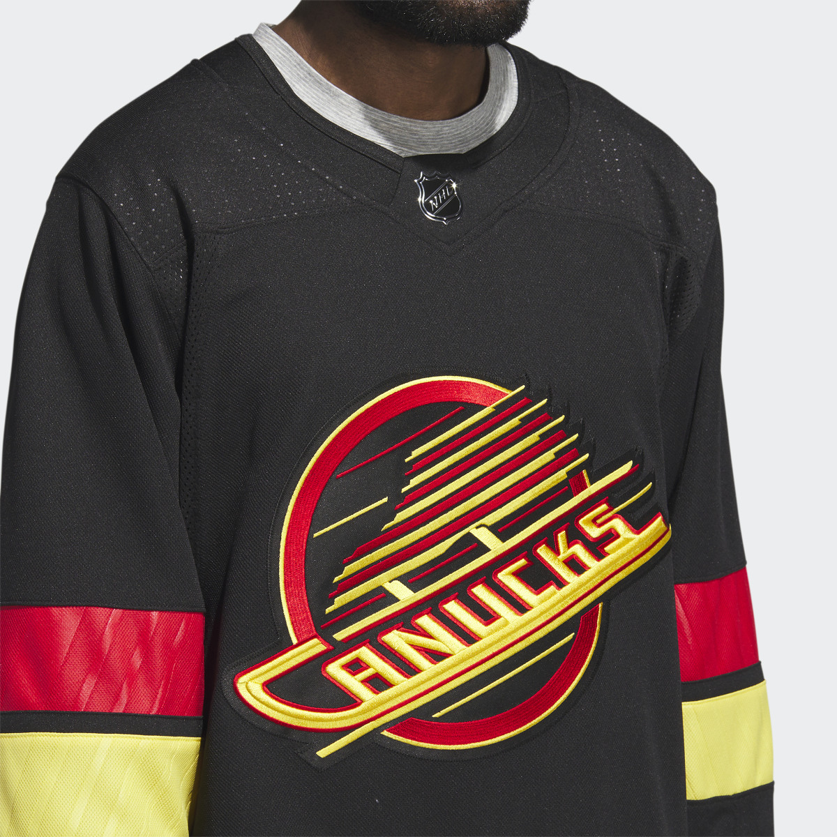 Adidas Canucks Third Authentic Jersey. 7