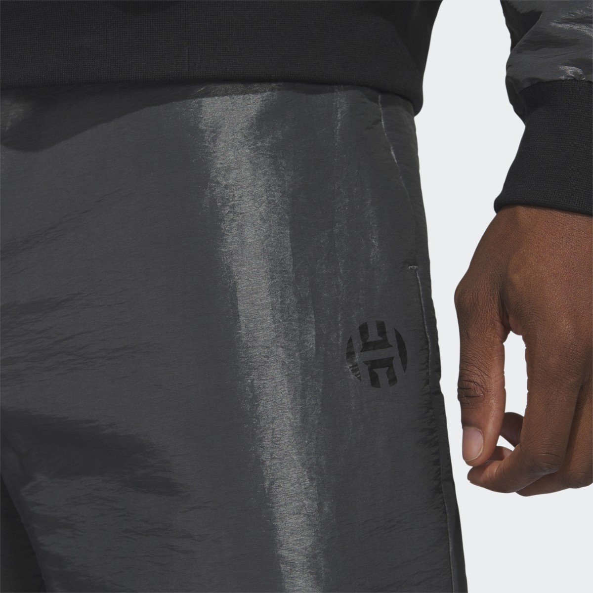 Adidas Harden Travel Tracksuit Bottoms. 7