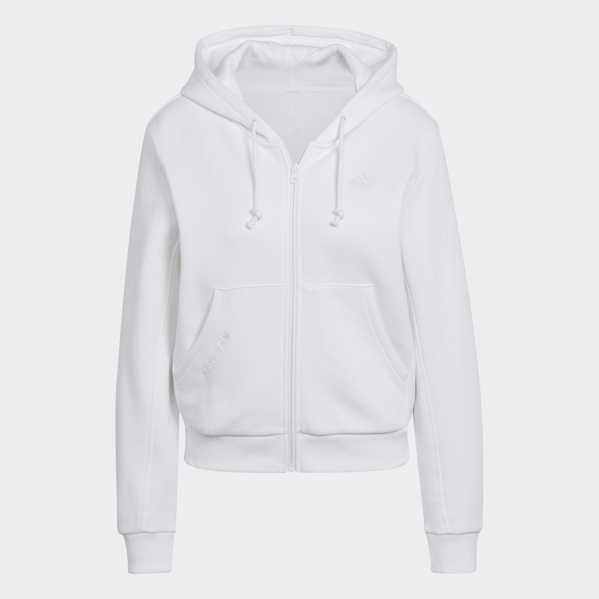 Adidas ALL SZN Fleece Full-Zip Hoodie. 5