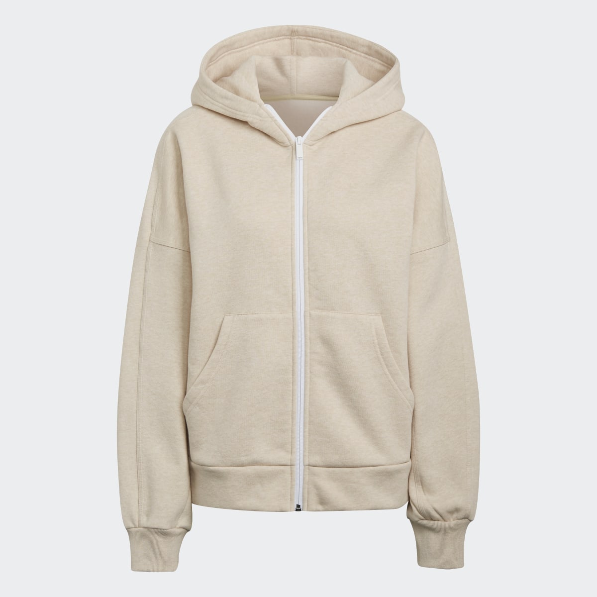 Adidas Casaco com Capuz em Fleece Studio Lounge adidas Sportswear. 5