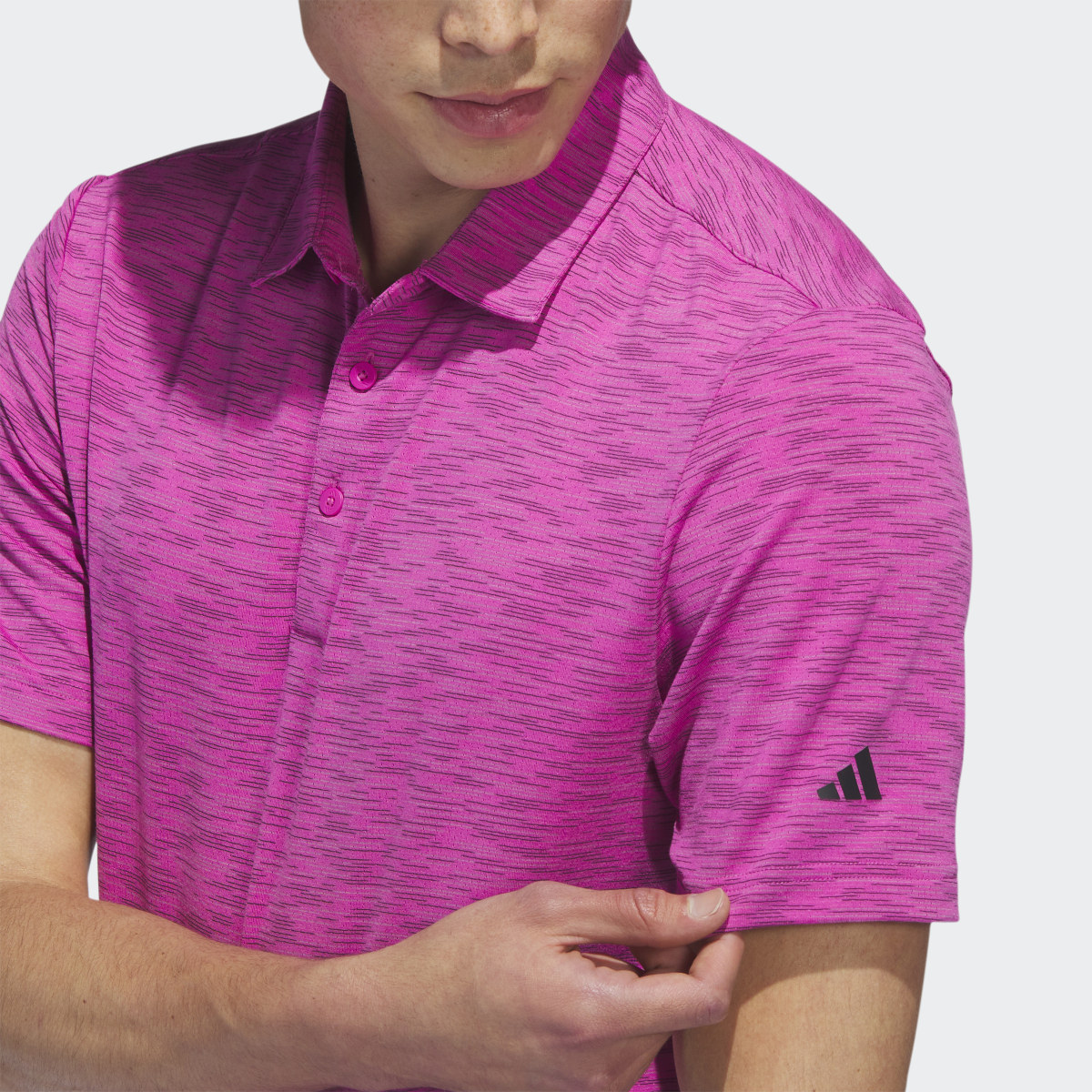 Adidas Space Dye Golf Polo Shirt. 6