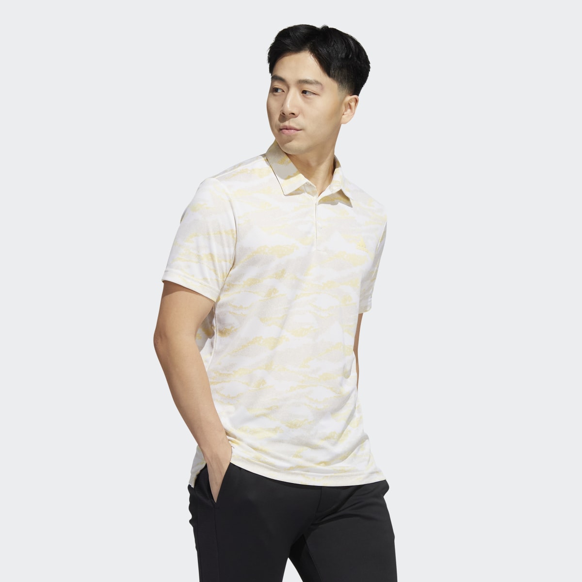 Adidas Horizon-Print Polo Shirt. 4