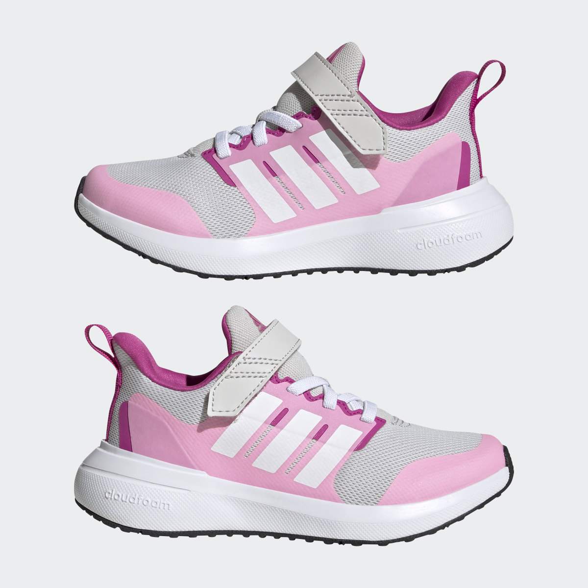 Adidas FortaRun 2.0 Cloudfoam Elastic Lace Top Strap Schuh. 8