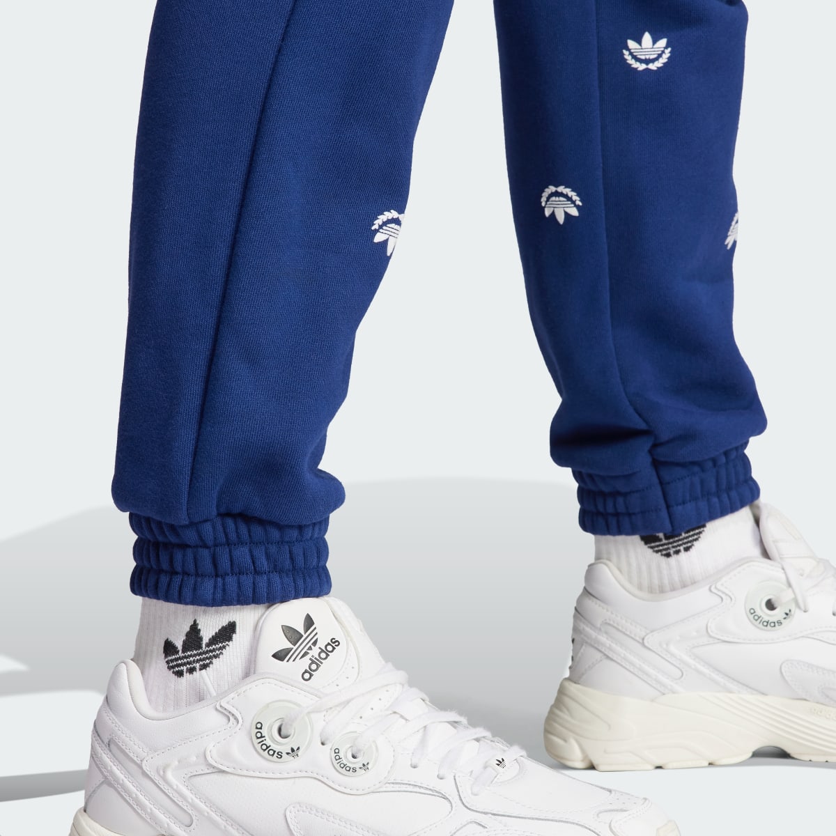 Adidas Allover Mini Crest Logo Sweatpants. 6