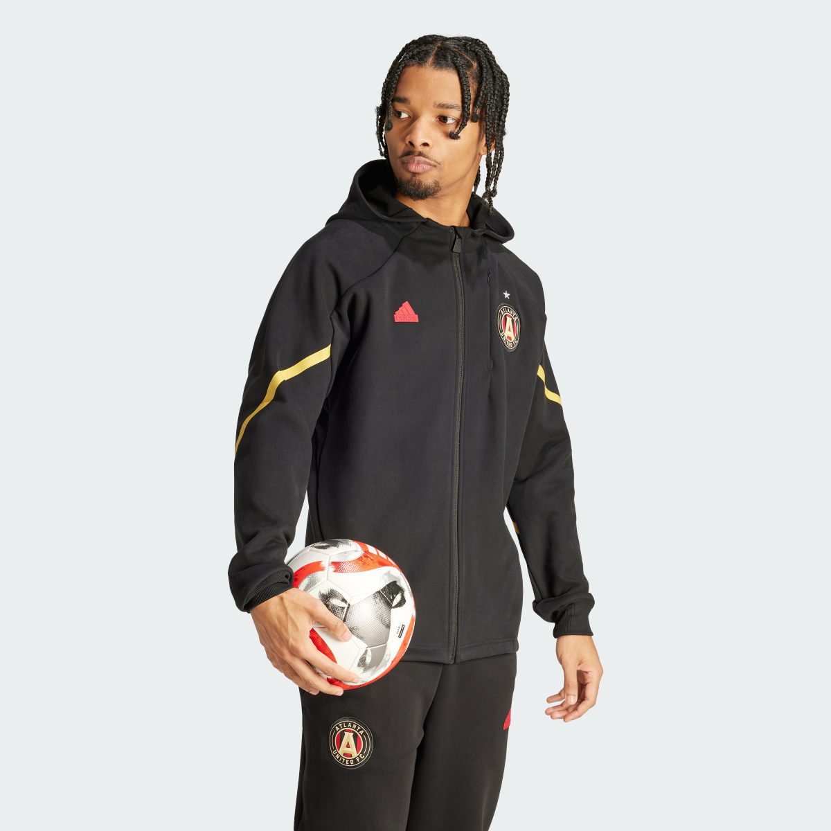 Adidas Atlanta United FC Designed for Gameday Anthem Jacket. 4
