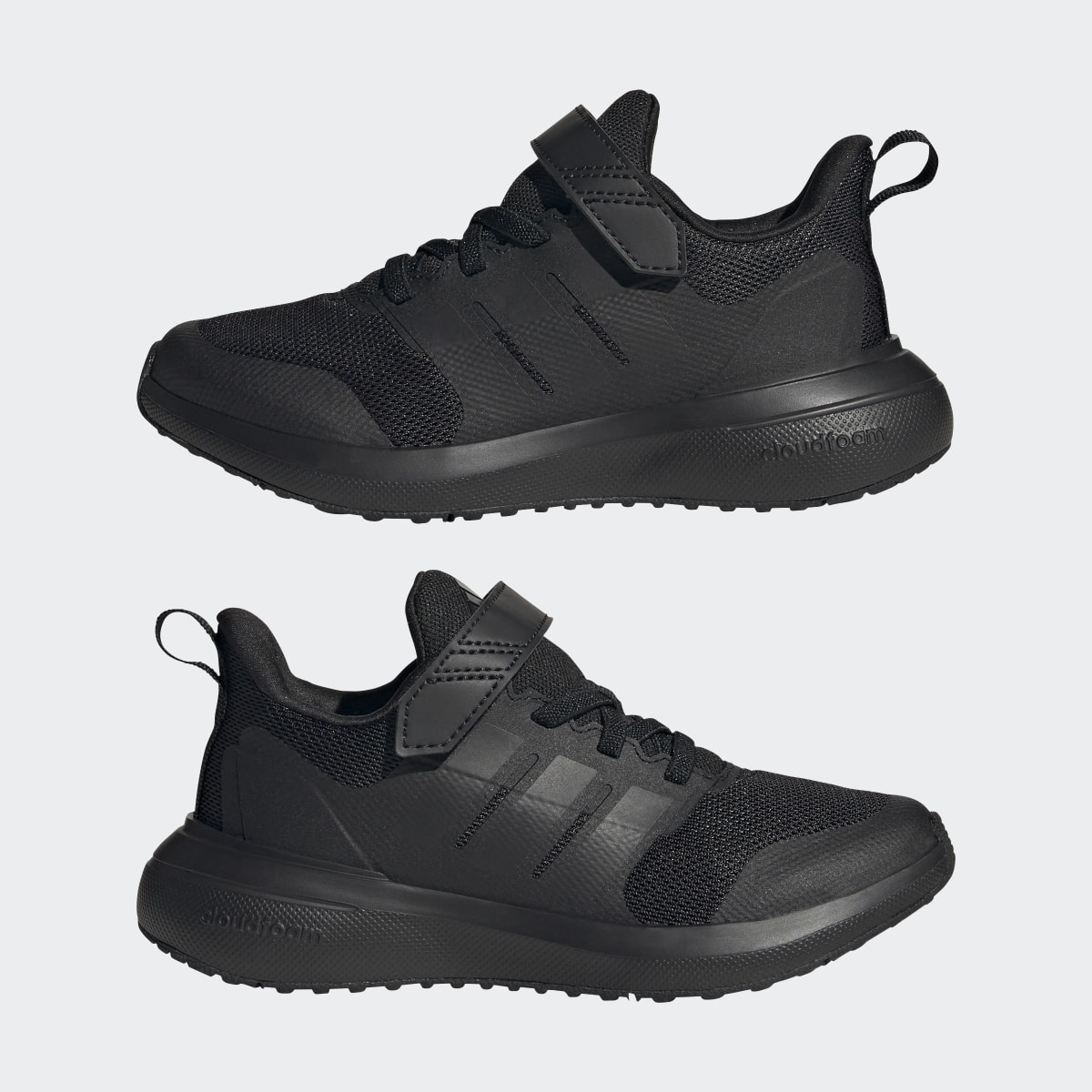 Adidas Chaussure à lacets élastiques et scratch FortaRun 2.0 Cloudfoam. 8