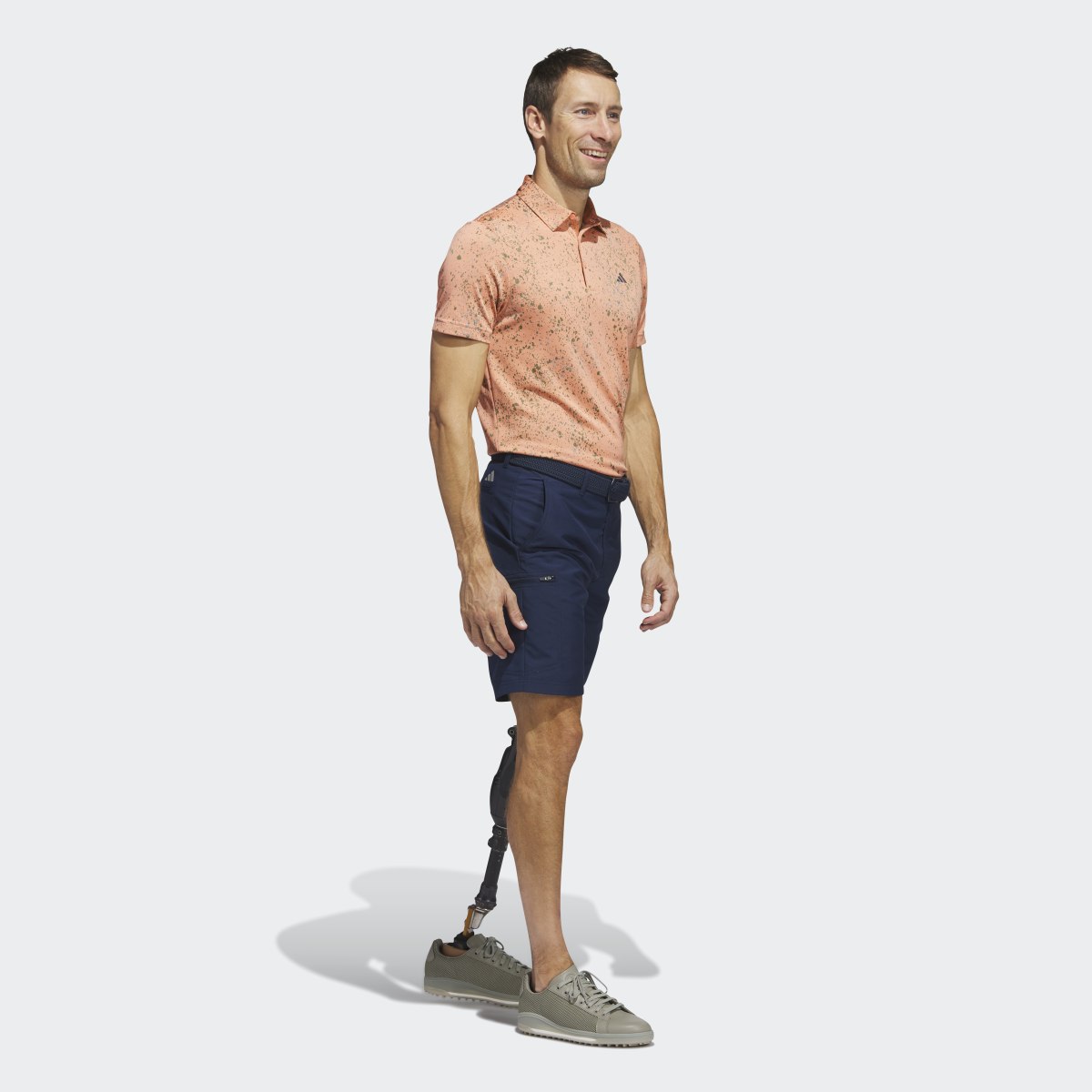 Adidas Polo de golf Jacquard. 4