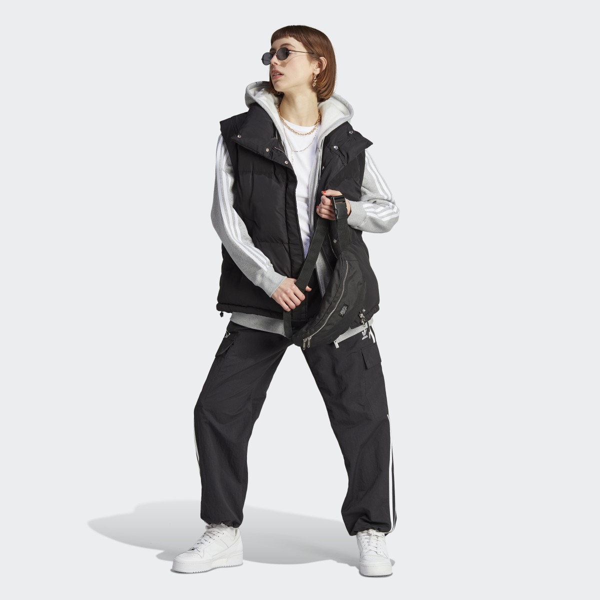 Adidas Veste à capuche entièrement zippée à 3 bandes Adicolor Classics. 4