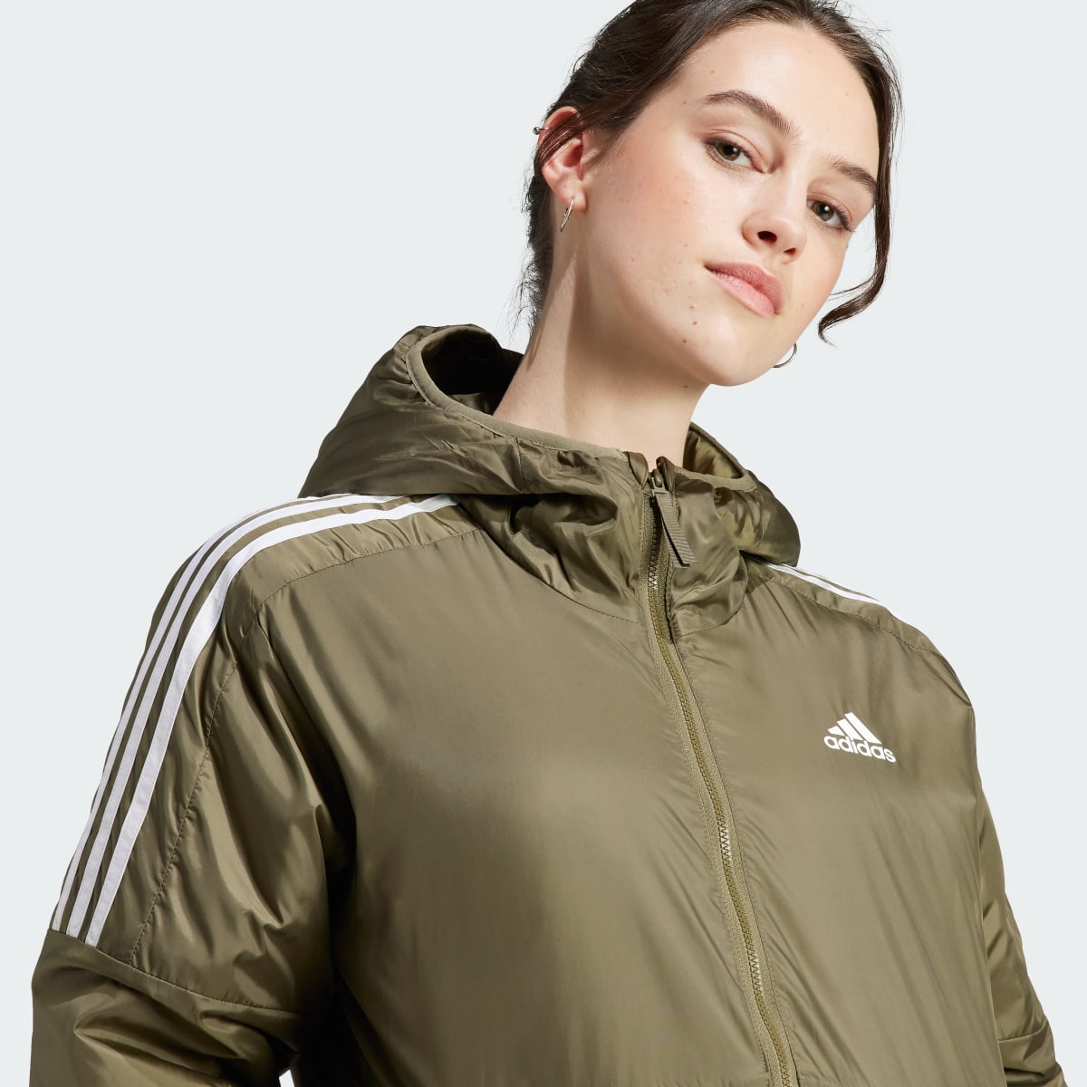 Adidas Essentials Insulated Hooded Jacket. 6