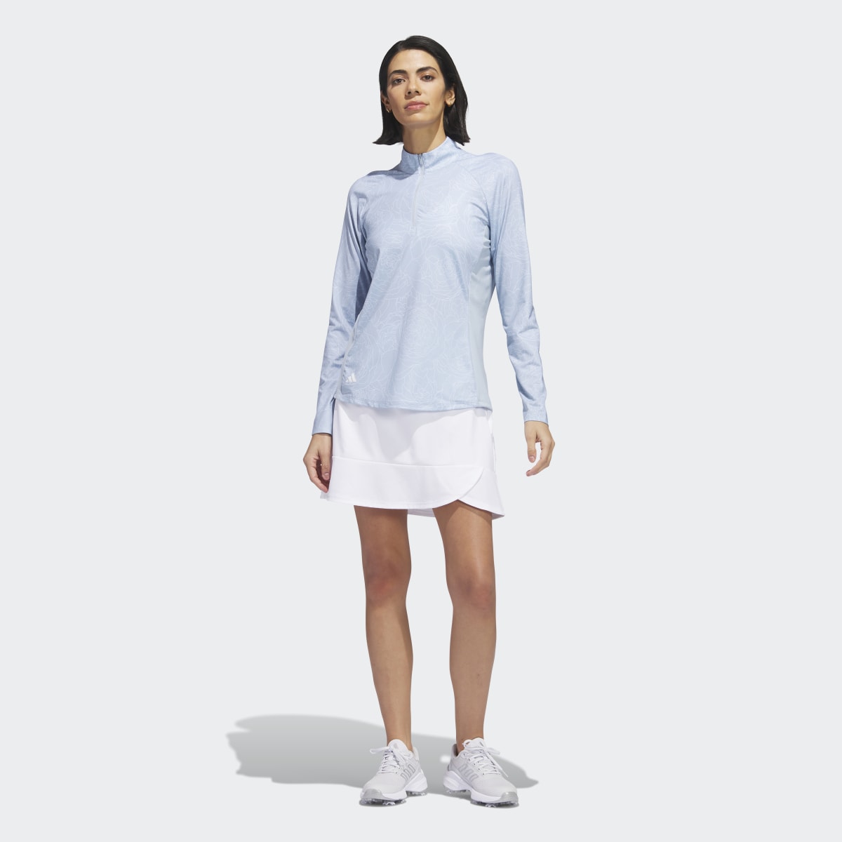 Adidas Polo Essentials Long Sleeve Printed Mock. 7