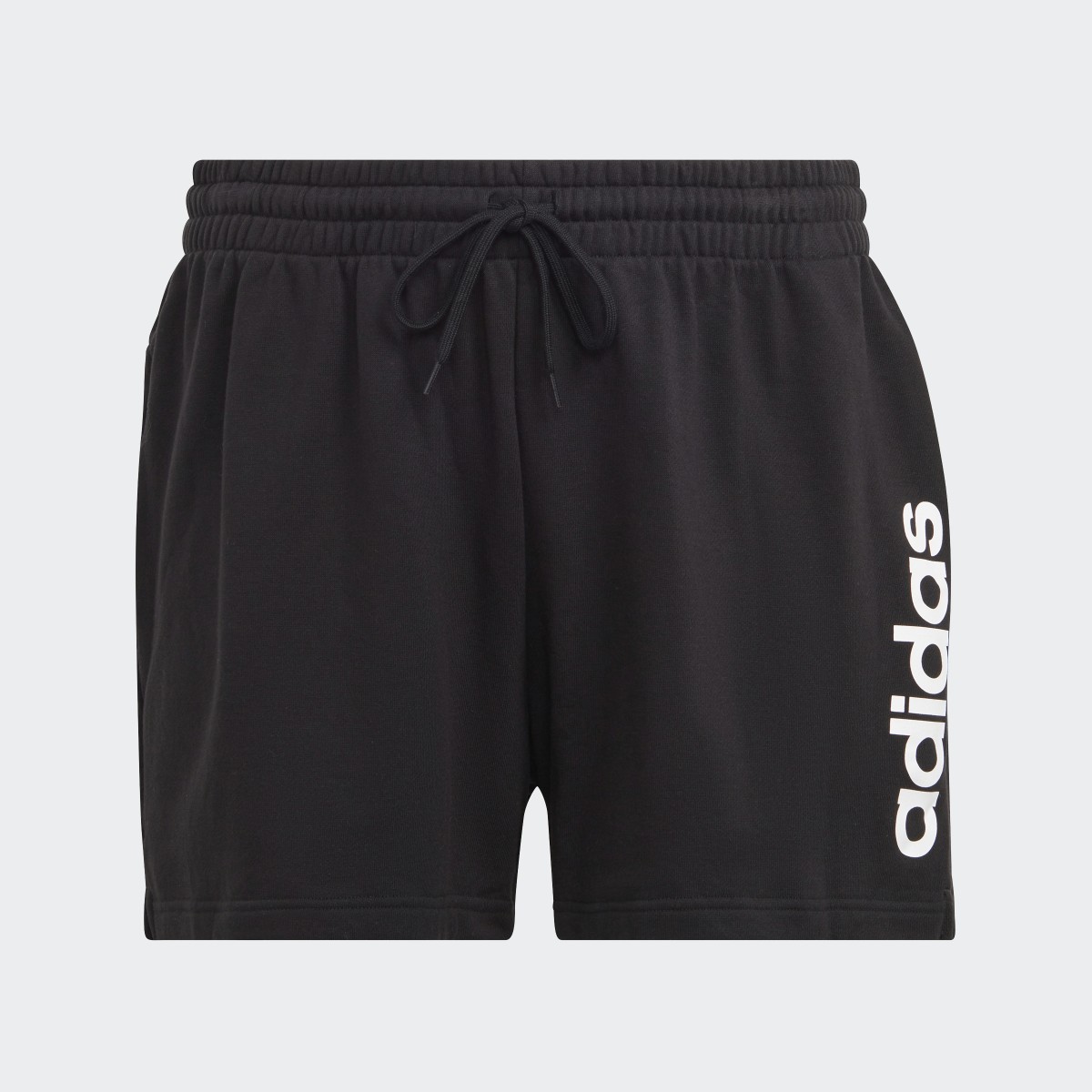 Adidas Essentials Linear French Terry Shorts (Plus Size). 4