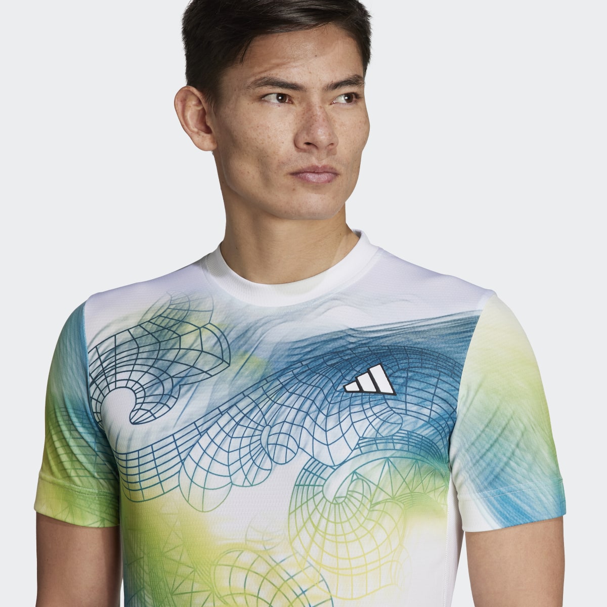 Adidas Camiseta Tennis Printed AEROREADY FreeLift Pro. 7