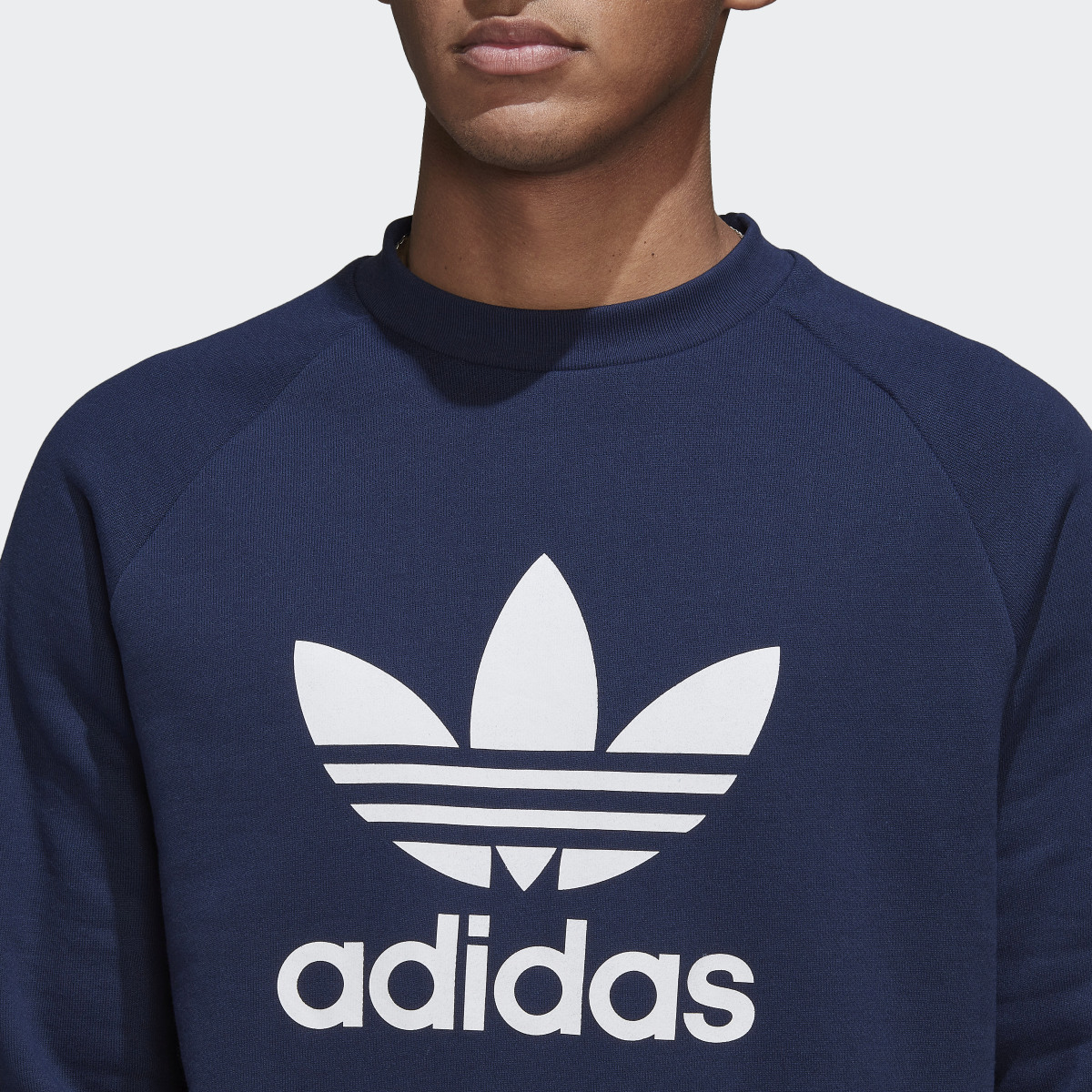 Adidas Adicolor Classics Trefoil Crewneck Sweatshirt. 6