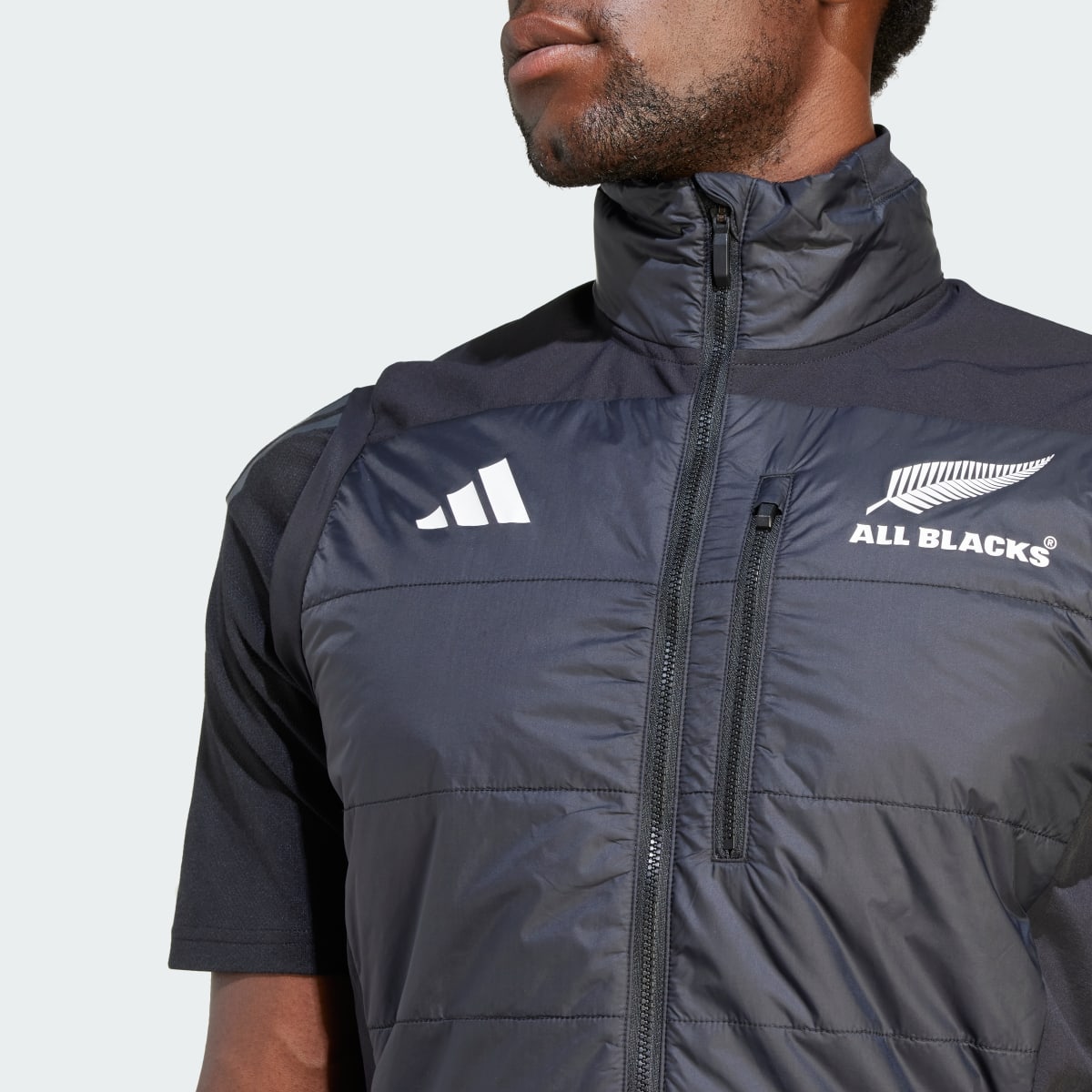 Adidas Doudoune sans manches de rugby All Blacks. 7