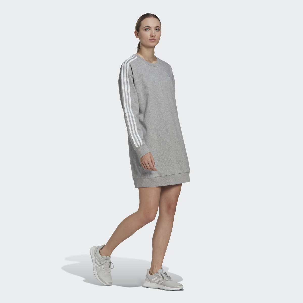 Adidas Essentials 3-Stripes Crew Dress. 4