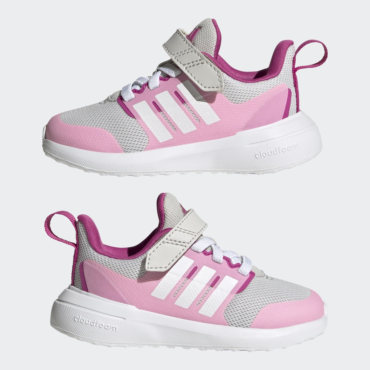 Adidas FortaRun 2.0 Cloudfoam Elastic Lace Top Strap Schuh. 8