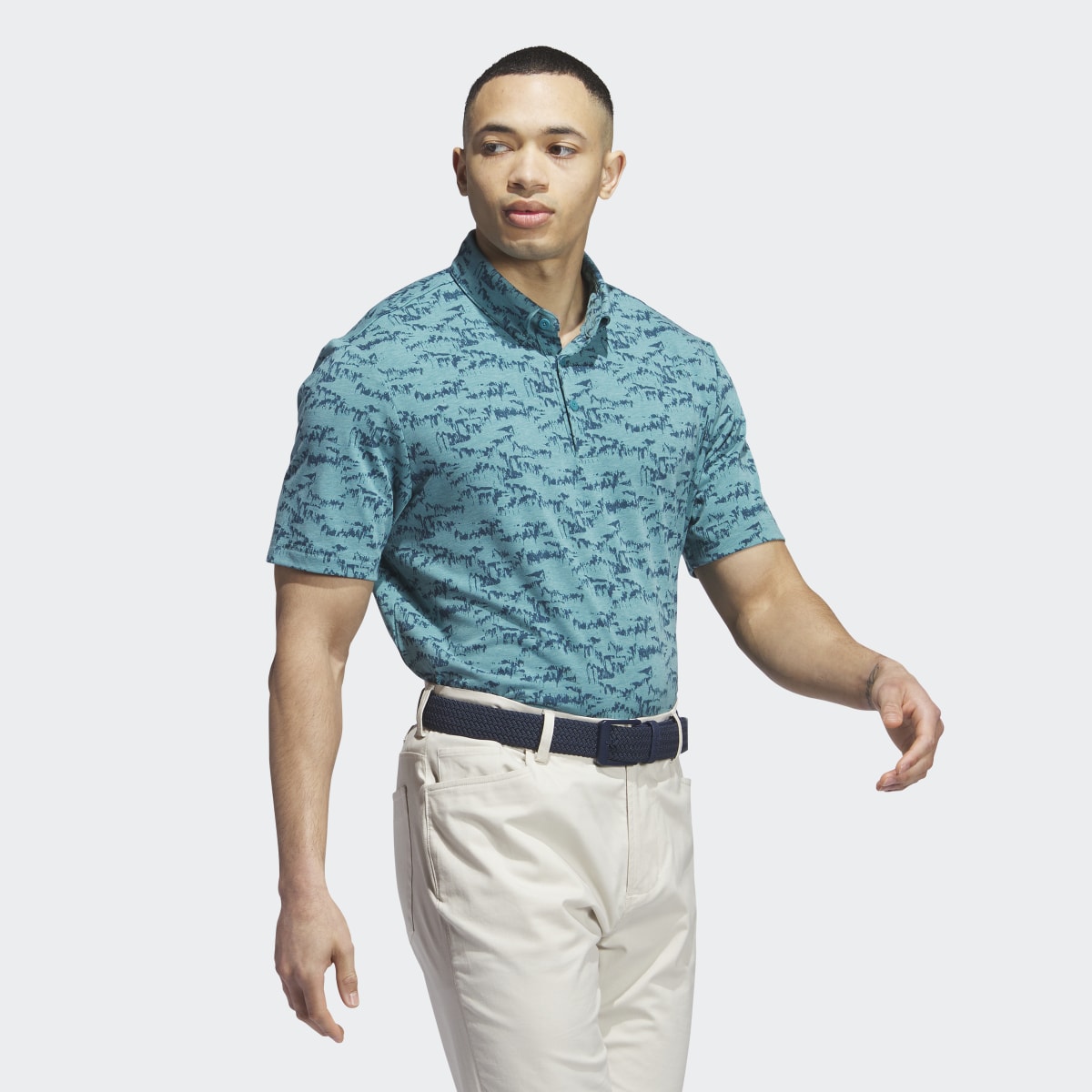 Adidas Go-To Printed Polo Shirt. 4