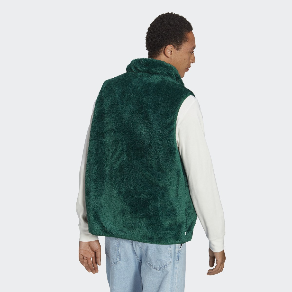 Adidas Essentials+ Fluffy Fleece Reversible Vest. 4