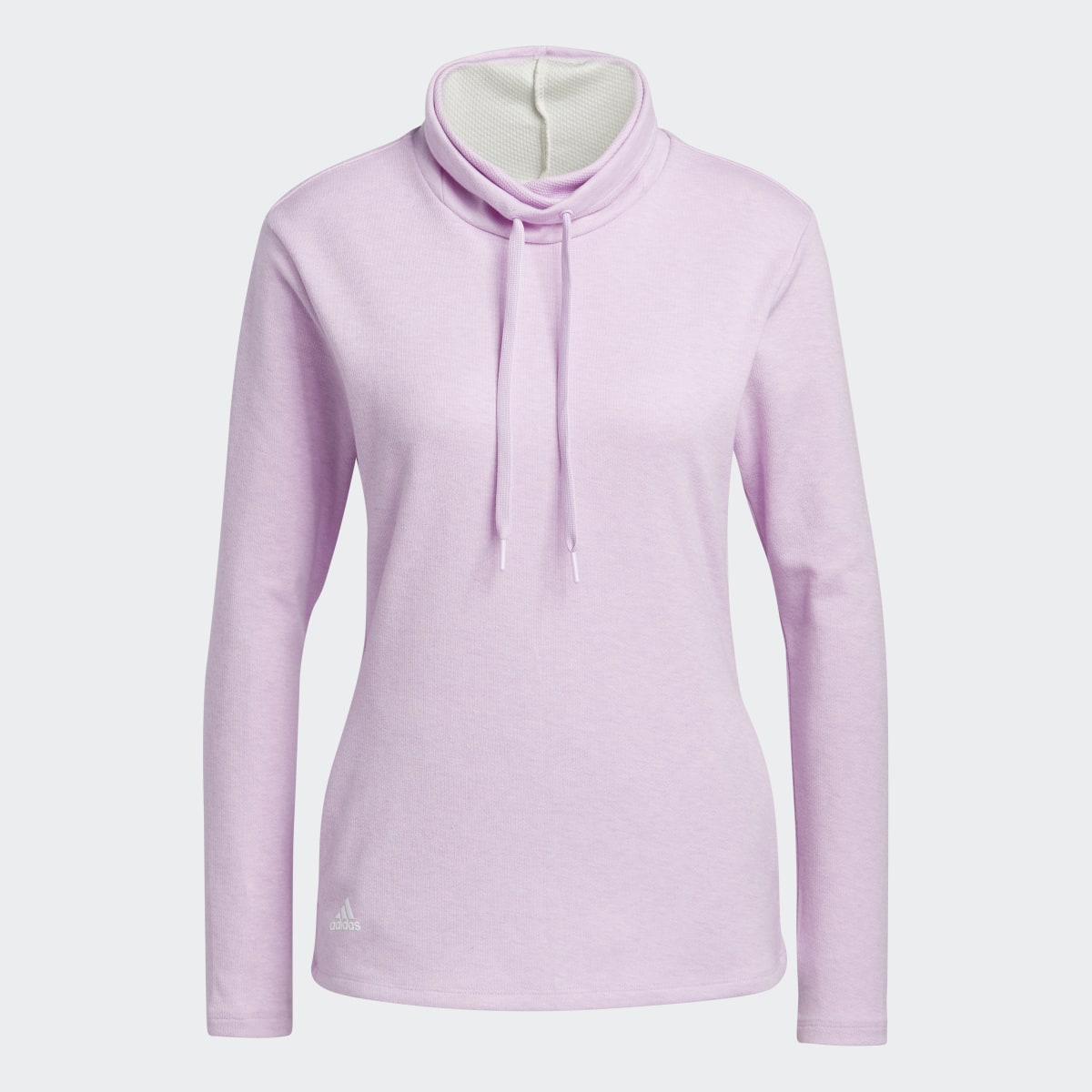 Adidas Mélange High Mock Golf Pullover. 5