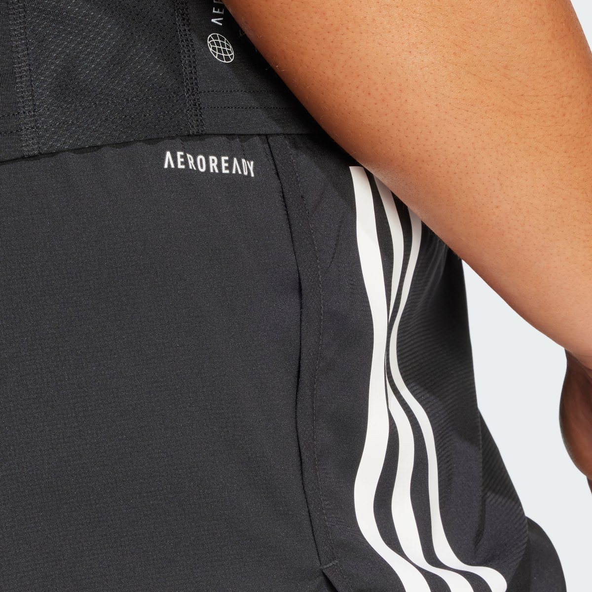 Adidas Own the Run 3-Stripes 2-in-1 Shorts. 5