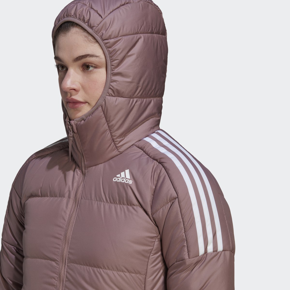 Adidas Essentials Midweight Down Hooded Jacket. 8