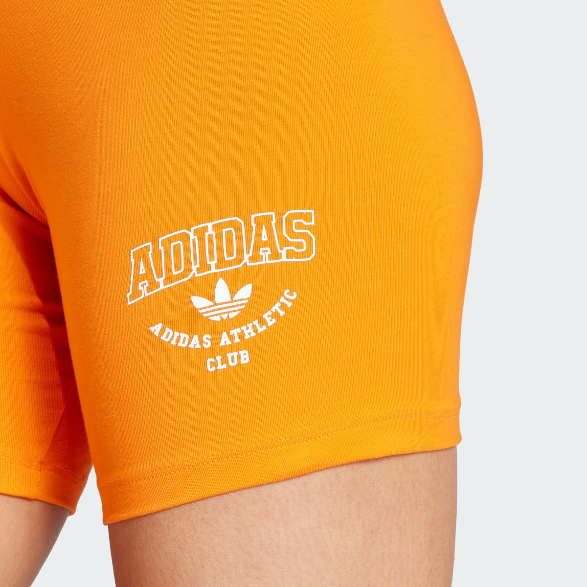 Adidas Logo Waistband Booty Shorts. 5