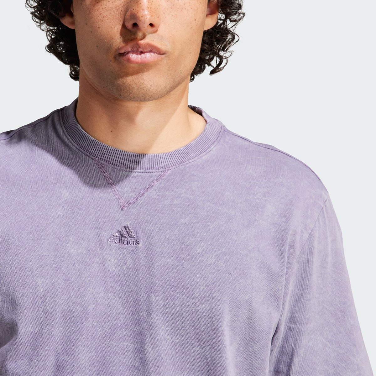 Adidas ALL SZN Garment-Wash T-Shirt. 6