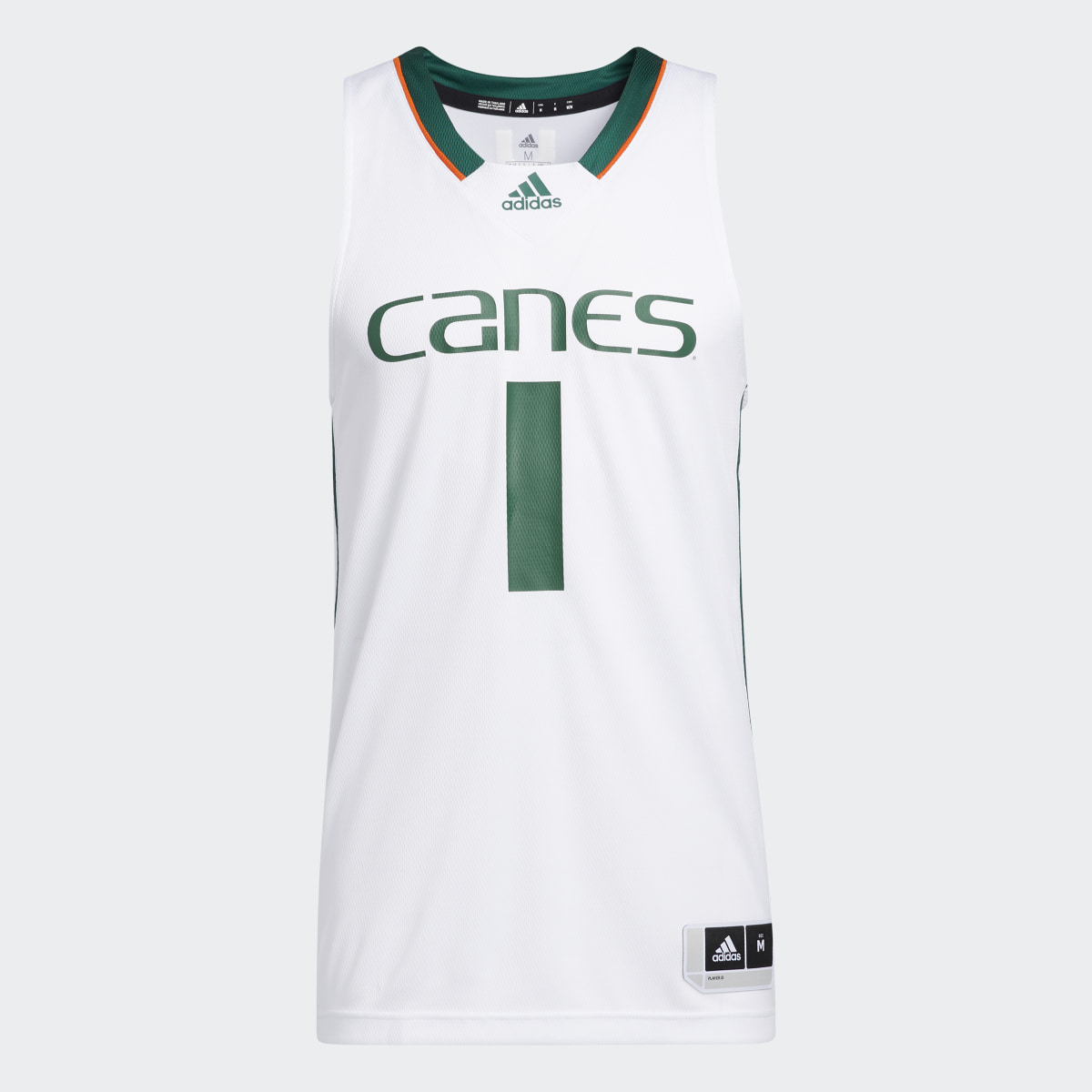 Adidas Hurricanes NCAA Swingman Jersey. 5