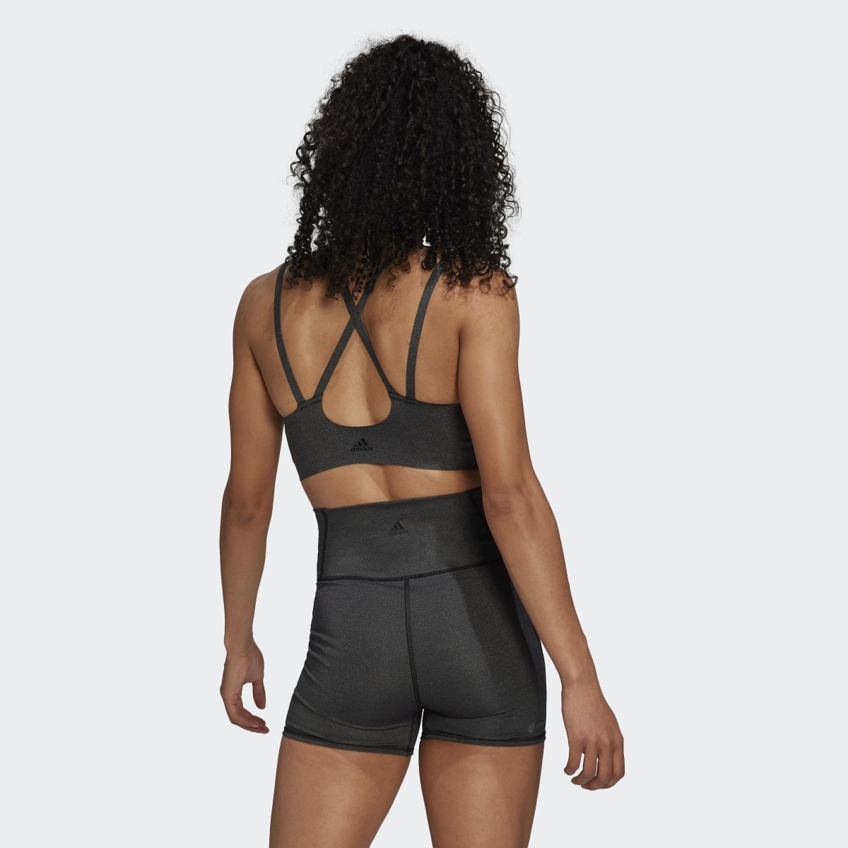 Adidas Yoga Luxe Studio Light-Support Fire Bra. 4